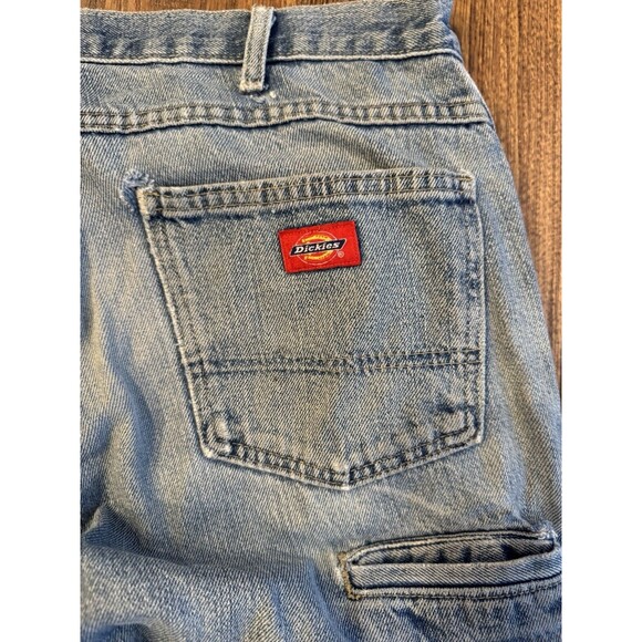 Vintage Dickies Double Knee Carpenter Baggy Jeans Size 36x34 Mens (SEE PICS!) - Picture 7 of 9